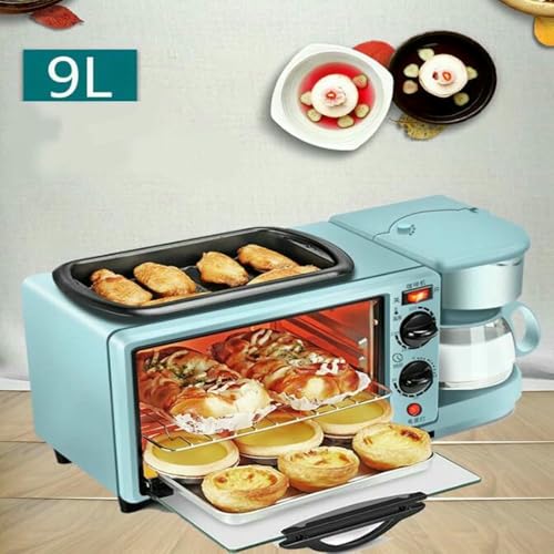 Image of Breakfast Station, with Coffee Maker, Griddle, Toaster Oven - Versatile Kitchen Breakfast Maker, Versatile Breakfast Maker for Compact Spaces