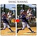 FEYRUN Swing Disk Baseball Training Aid, Perfect for Practice, Analyzes Hitting Techniques with Instant Feedback, Improve Your Swing and Stay in The Zone (Black (4 Pack))