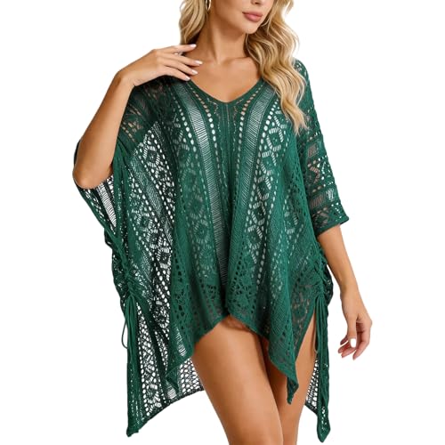Image of Bathing Suit Cover Up for Women,V-Neck Summer Swimsuit Coverups Loose Swimwear Beach Dress for Pool Sea Party