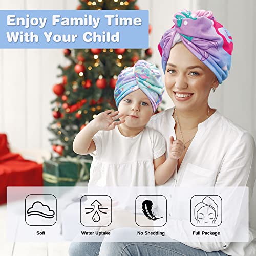 Cblbxyb 3 Pack Microfiber Hair Drying Towel, Super Absorbent Dry Hair Towel Instant Hair Dry Twisty Wrap With Button Anti Frizz Soft Bath Shower Cap Head Towel For Girls Women Ladies Kids #TOP1