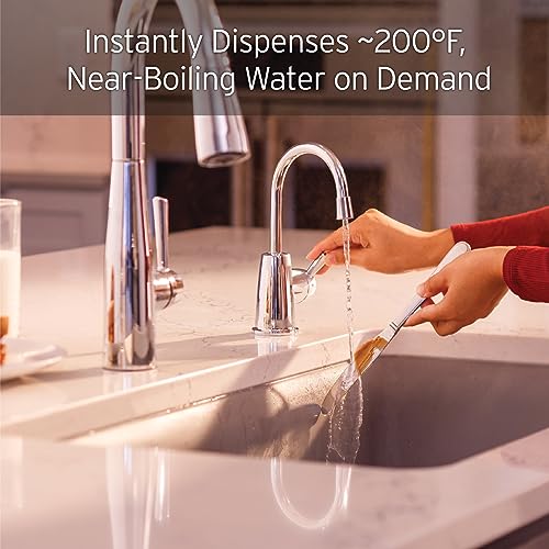 Image of InSinkErator H250C-SS HOT250 Instant Hot Water Dispenser, Chrome Finish, Stainless Steel Material