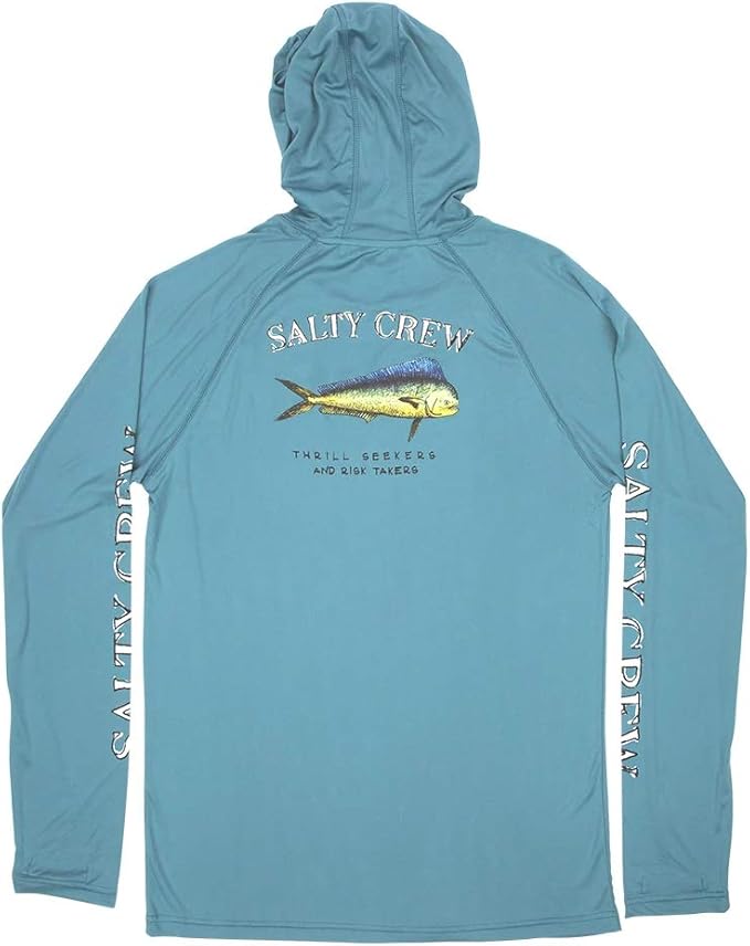 mens salty crew moletom com capuz