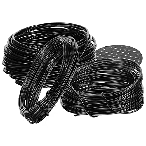 Happyyami Metal Bonsai Wires Kit 1 Set for Bonsai Tree Training Fine Craftsmanship Durable Plastic Coating