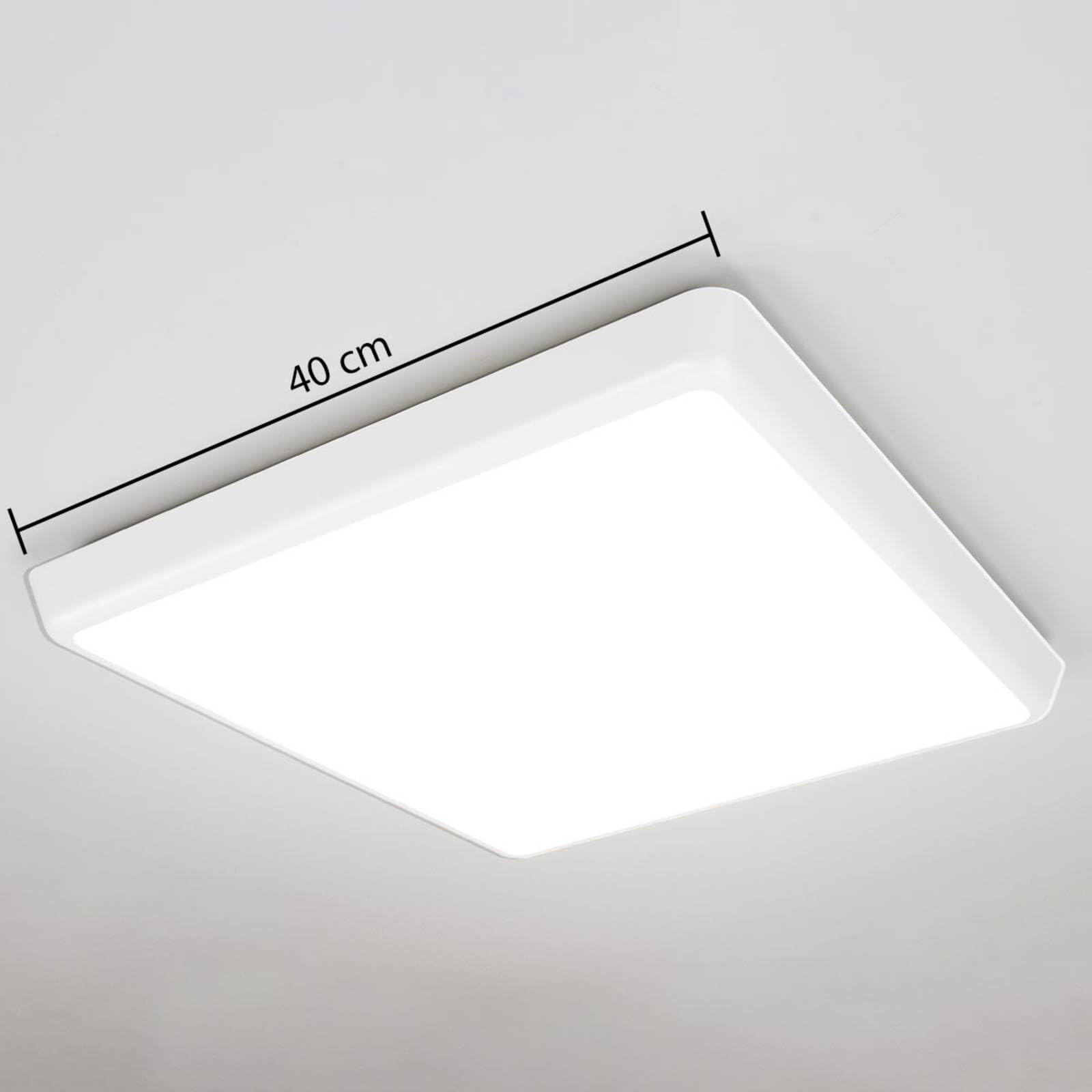 Arcchio LED Deckenleuchte Augustin (Modern) in Weiß (1 flammig,) - Lampe Deckenlampe Badezimmerleuchte