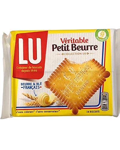 Lu Biscuits petit beurre nature - Les 2 sachets de 12, 200g