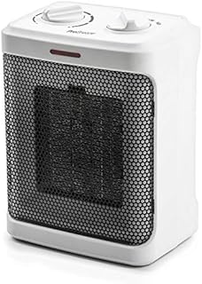 Pro Breeze Space Heater – 1500W Electric Heater with 3 Operating Modes and Adjustable Thermostat - Room Heater for Bedroom, Home, Office and Under Desk - White