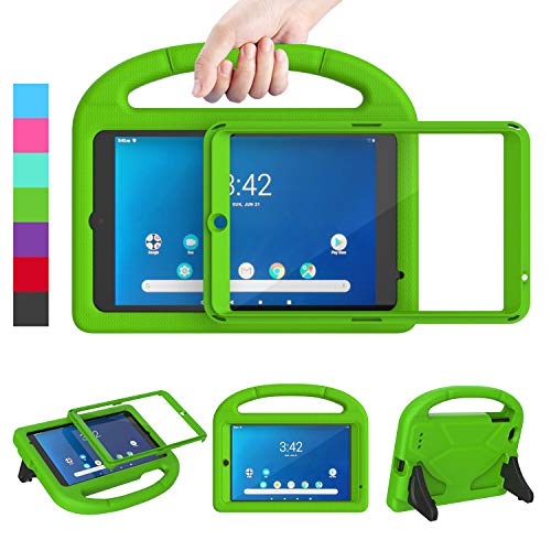 LEDNICEKER Kids Case for Walmart Onn 8â€ 2019 - Built-in Screen Protector Lightweight Handle Friendly Kick Stand Kids Case for Walmart Onn 8 Tablet Model ONA19TB002 (2019 Release Not for 2020 ), Green