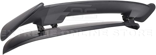 Miniatura 5 de Para Honda Civic EK9 3Dr Hatchback 1996-2000 | Tipo R Estilo JDM ABS Imprimación de plástico negro Alerón de ala superior de techo trasero con