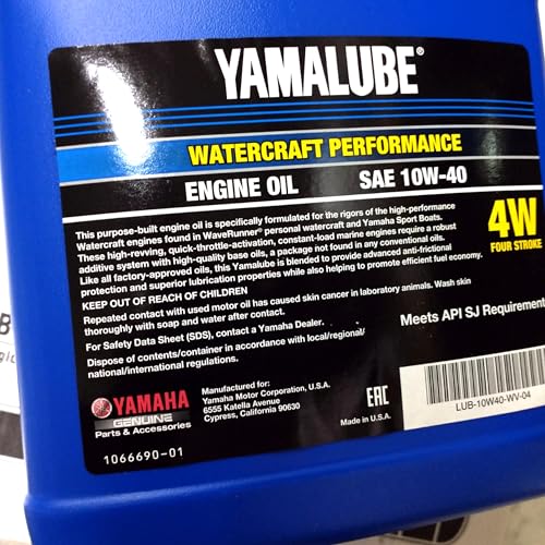 Aceite de Motor Yamaha Yamalube Mineral 10W-40 1 Galón miniatura 4