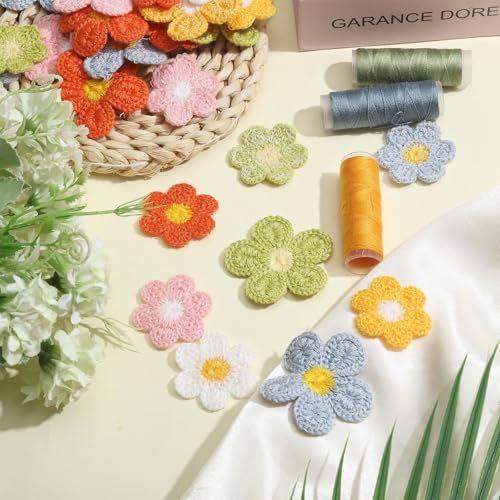 Écussons en coton fait main pour customiser vêtements et chapeaux