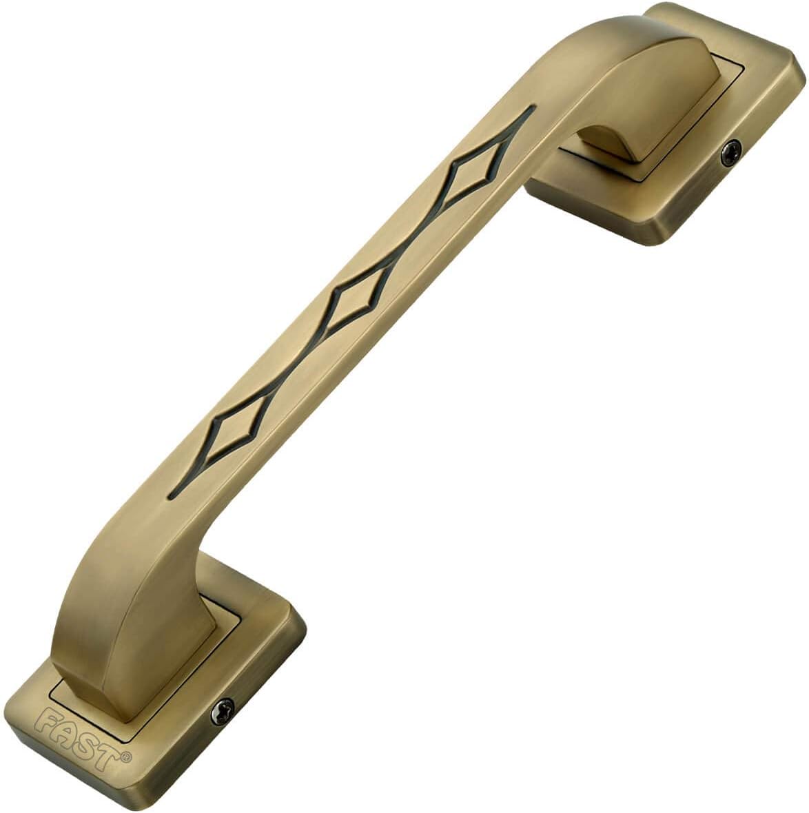 FAST Zinc Dh68 8 Inch Brass Antique Main Door Pull Handle For Home