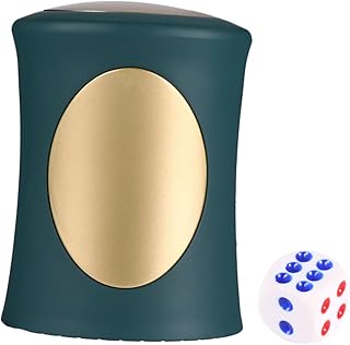 ibasenice Caixa De Barra Ktv Copo De Dados De Mão Caixa De Jogo De Dados Fosco Caixa De Dados Copo De Agitação Para Empilhar Copo De Dados Copo De Dados