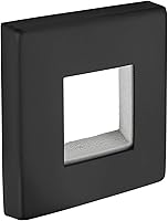 Vista 9 de Heyalan Placa de repuesto moderna de 2.5 pulgadas con brida cuadrada para brazo de ducha, cubierta de pared cuadrada de cromo pulido, 1 montaje