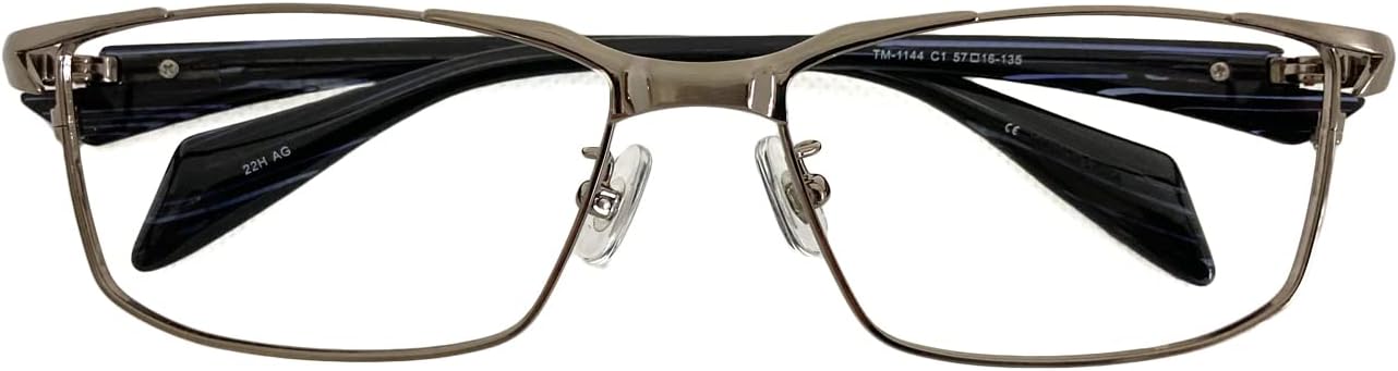 アウトレット 78個性的メガネ眼鏡ハーフリムブルーライトカットめがね