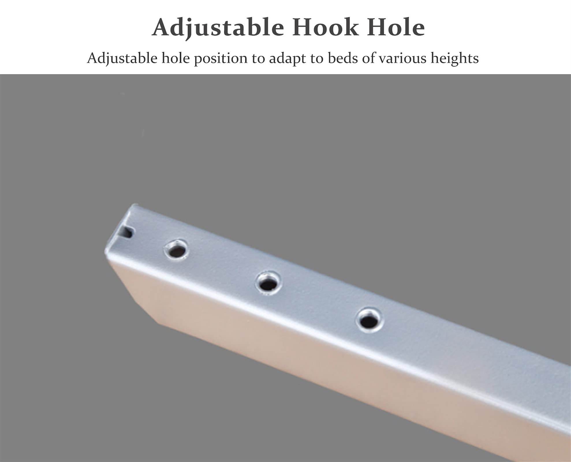 FAXIOAWA Scala a Castello per Camper con Gancio Regolabile, Scale in Metallo Leggero Argento per casa/dormitorio, carico 150 kg (Dimensioni : 150cm/59in)