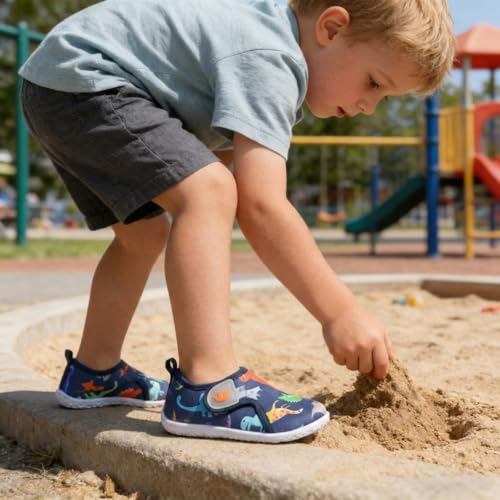 Image of FEETCITY Baby Boys Girls First Walking Shoes Infant Sneakers Crib Shoes Breathable Lightweight Slip On Shoes