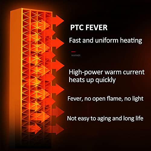 YJKDM Wandgemonteerde verwarming en koelen, dubbele elektrische verwarming, energiebesparende heteluchtblazer voor het… - Image 7