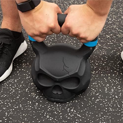 Phoenix Fitness Skull Kettlebell - Heavy Cast Iron Weight for Fitness and Strength Training, Bodybuilding, Muscle and Cardio - Professional Workout Equipment for Home and Gym - 12kg, 16kg, 20kg, 24kg