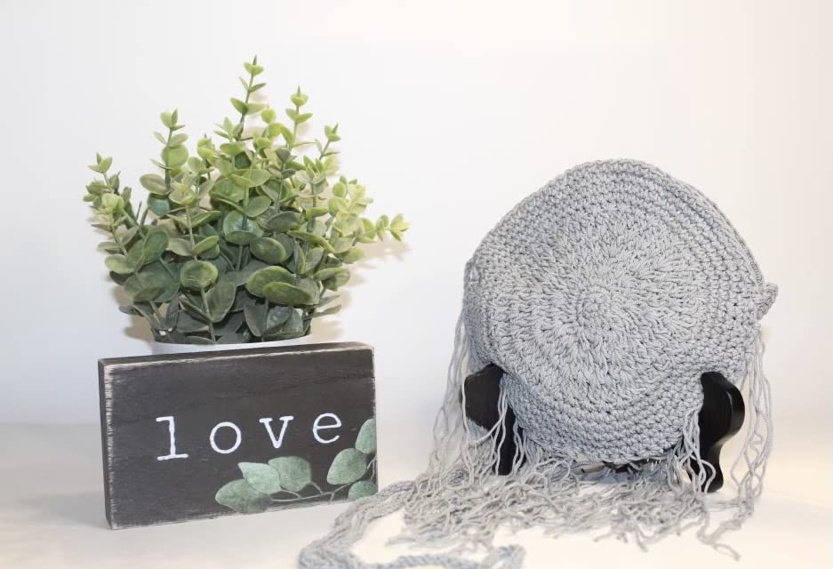 Image of Chic Handmade Round Crossbody Crochet Purse: Elevate Your Style with This Exquisite Artisan-Crafted Fashion Accessory