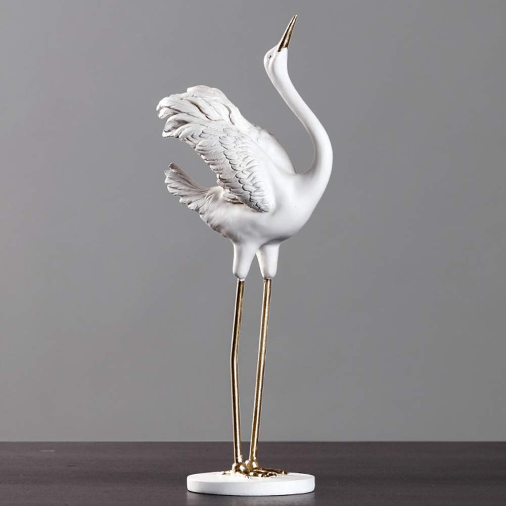Figurines de décoration d'intérieur grue, cadeau idéal de pendaison