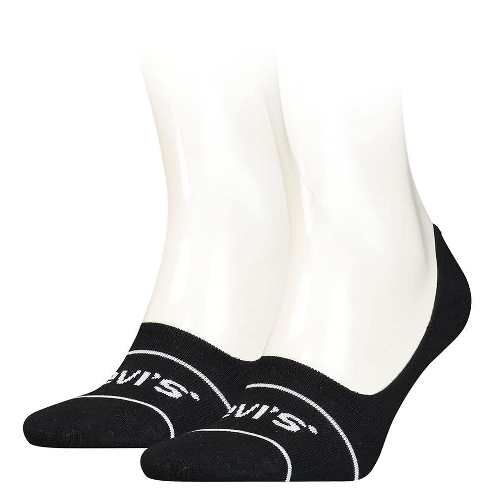 Levi's FOOTIE, Black, 39/42 (pack of 2)