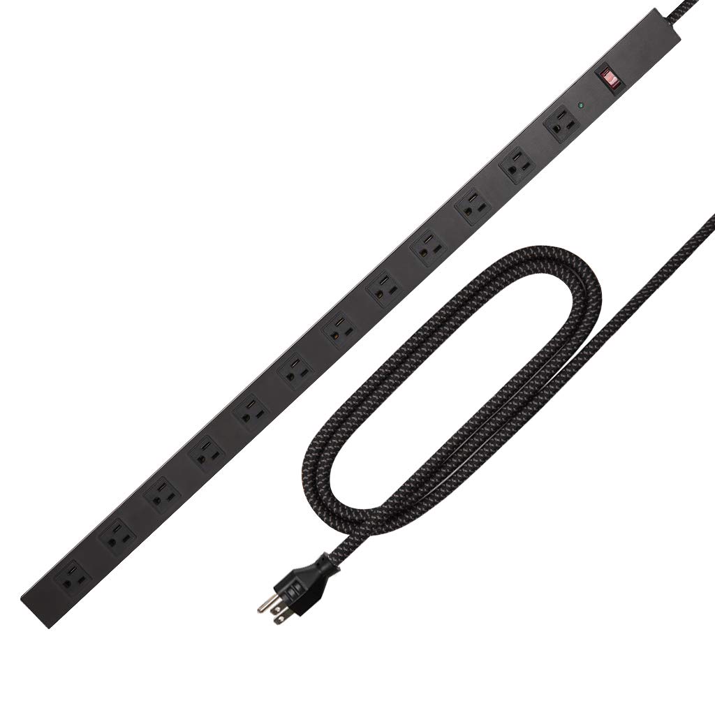 Buy Power Strip Surge Protector, CFMASTER 12 Grounded Outlets with