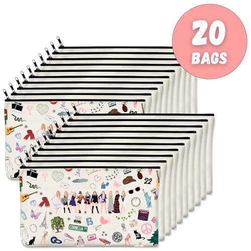 Echoglimmer 20 Sacchetti Per Trucchi, Bomboniere, Articoli Per Feste, Accessori Per Feste, Sacchetti Per Trucco Per Fan, Sacchetti Regalo Decorativi, Bomboniere Per Feste Di Compleanno, Sacchetti Per - 4