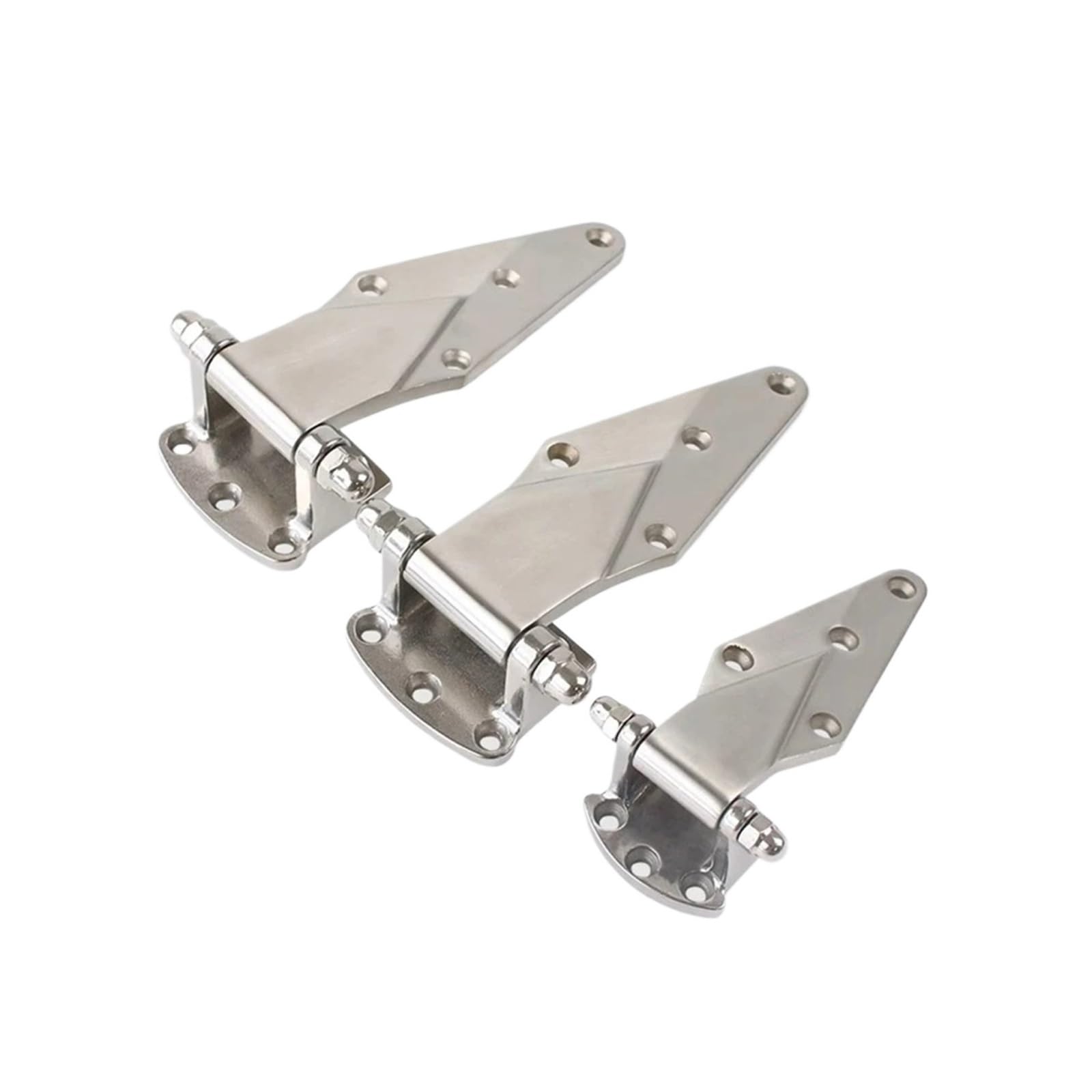 Genterun Zinc Alloy-30Mm Fridge Door Hinge,6 Inch Stainless Steel Zinc Alloy Oven Door Hinge For Cold Storage Freezer Industrial Cabinet Hardware(Zinc Alloy-30Mm)