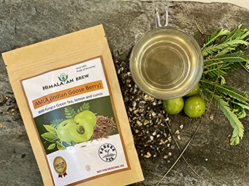 Himalayan Brew Kangra Pure Amla Indian Gooseberry Green Tea Lemon...
