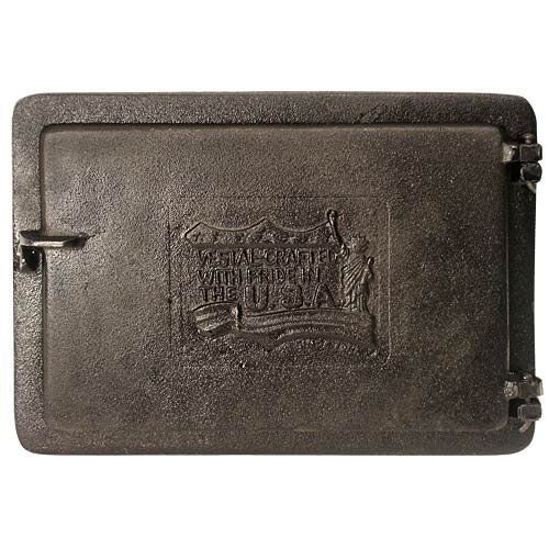 New Vestal Mfg 128 Black Cast Iron 12 X 8 Fireplace Cleanot Door 6947386