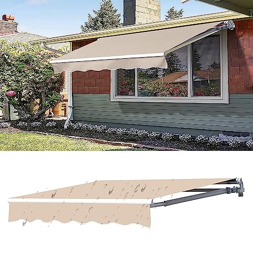 Polyester résistant pour auvent rétractable de remplacement haut de gamme beige - 2