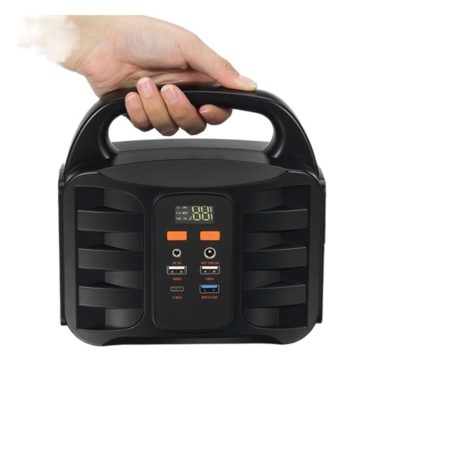 Portable Power Bank 110V 220V Power Station 100W Générateur Solaire Dc Powerstation Lifepo4 pour Camping en Plein Air Batterie (Color : POWERSTATION-T, Size : 220V_UK)