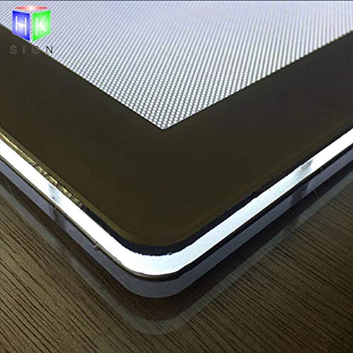 HKSIGN A0 Wand Acryl Magnetische Fotorahmen Led-lichtkasten Zeichen für Menü Bord (2 stücke) – Bild 6