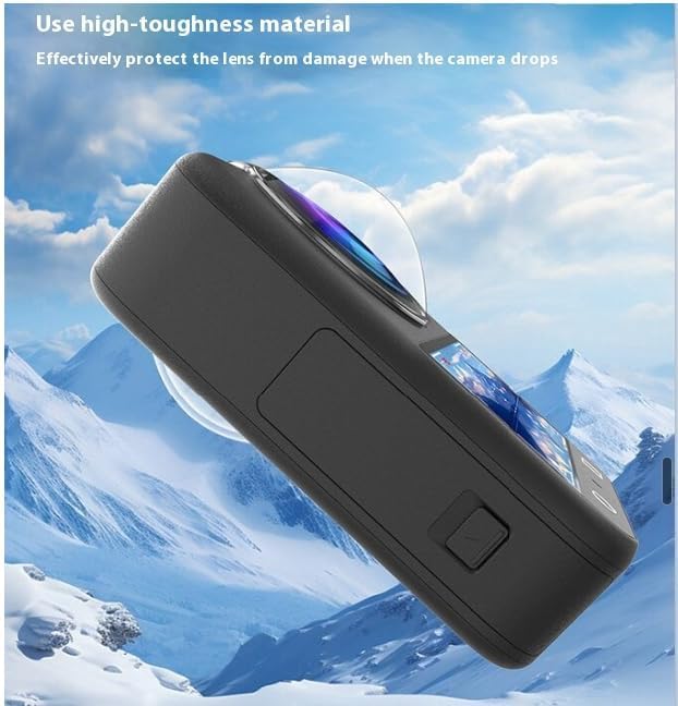 Miniatura 8 de Protector de lentecubierta protectora de lente para cámara DJI Osmo 360, diseño de cierre a presión, dureza 9H de alta transmitancia, resistente al