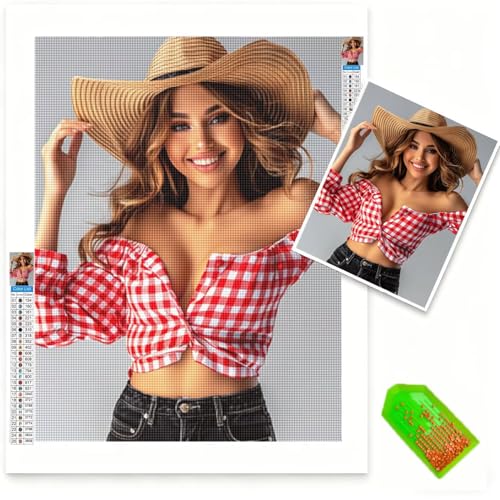 Diamond Painting Personnalisé 50x70 cm avec photo pour broderie diamant kit complet adulte