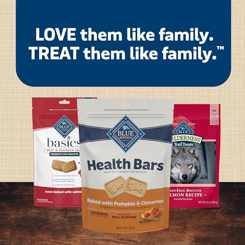 Blue Buffalo Health Bars Pumpkin & Cinnamon Crunchy Dog Biscuits, Oven-Baked with Pumpkin & Natural Ingredients, Healthy Dog Treats with No Artificial Flavors or Preservatives, 16 oz. (Pack of 4) - image 9