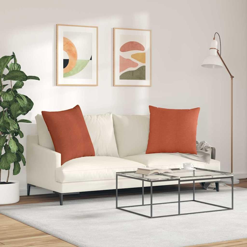 Weiche Cordkissen für Sofa 2 Stück mit samtiger Textur und modernem Design als Elegante Sofakissen und plüschige Dekokissen