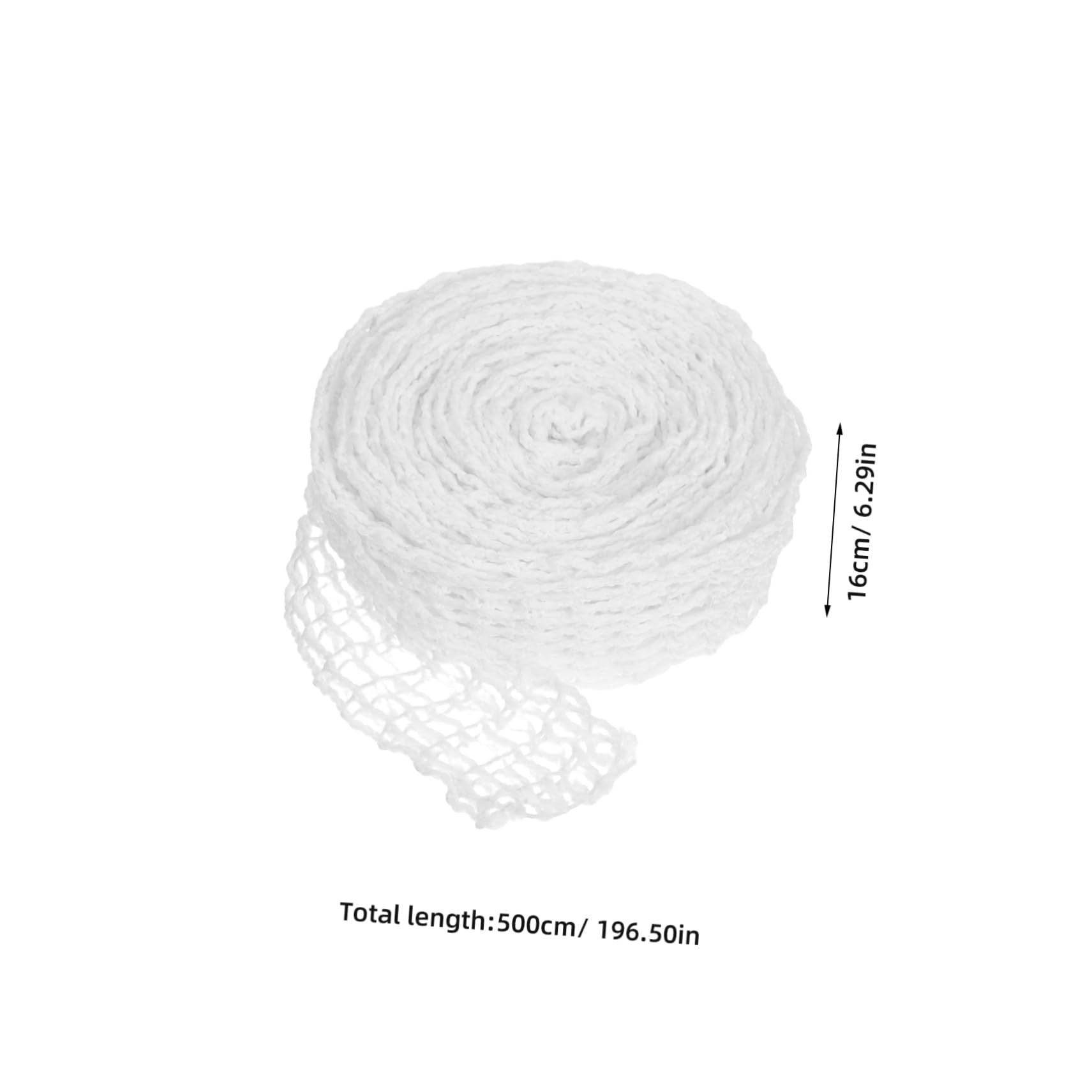 Cabilock 1Roll Elastic Meat Netting Roll Sausage Mesh for Cooking Butcher Twine for Poultry and Beef Preparation Reusable Ham Wrapping Net