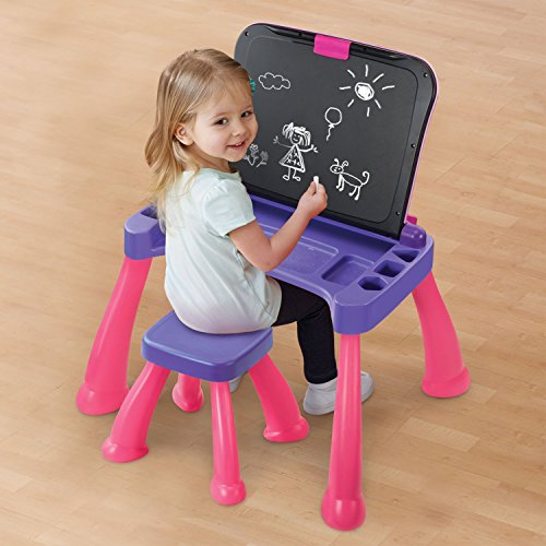VTech Touch and Learn Activity Desk Deluxe, Pink - Image 8