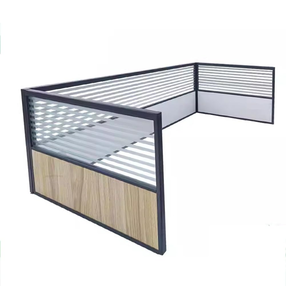 Isolation phonique de bureau avec écran de séparation en verre