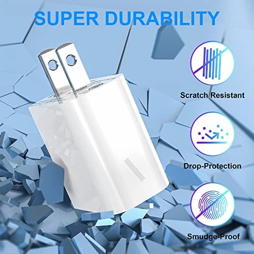USB C Charger Block 2Pack 20W for iPhone 17 16 Fast Charging Wall Charger Plug with Type C Power Adapter for iPhone 17/16/16 Pro Max/16 Plus/15/14/13/12/11/Xs/X,for IPad Pro for Apple USBC Charge - 5