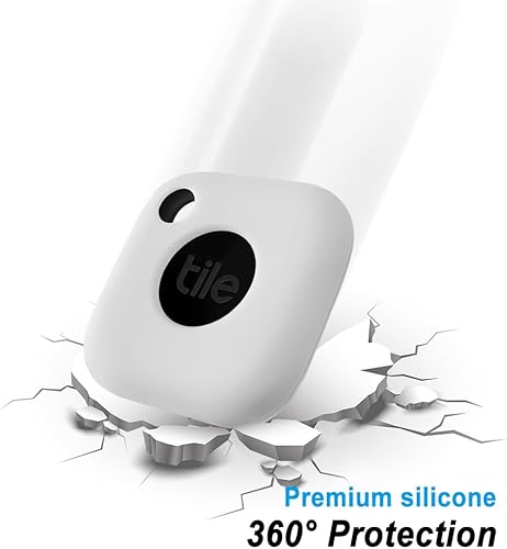 Vista 19 de Geiomoo Funda de silicona para Tile Mate 2024, Tile Mate 2022 Tracker, funda suave y flexible resistente a los arañazos con mosquetón