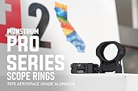 Vista 2 de Anillos de mira Monstrum Pro Series de aluminio 7075