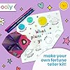 Ooly DIY Paper Kit, 24 Fortune Teller Designs & Stickers, Kit Includes 12 Completed, 6 Blank and 6 Color-in Folding Fortune Teller, Activity Gifts for Kids #1