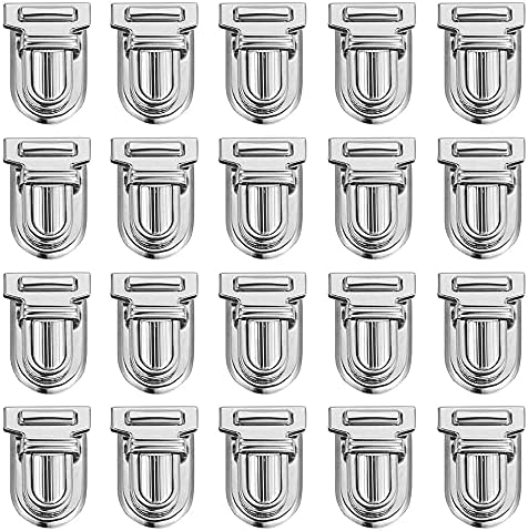 Nsiwem Fermoir Tourniquet 5 Pièces Verrouillage Rotatif Sac à Main Twist Turn Locks Fermoir Lock