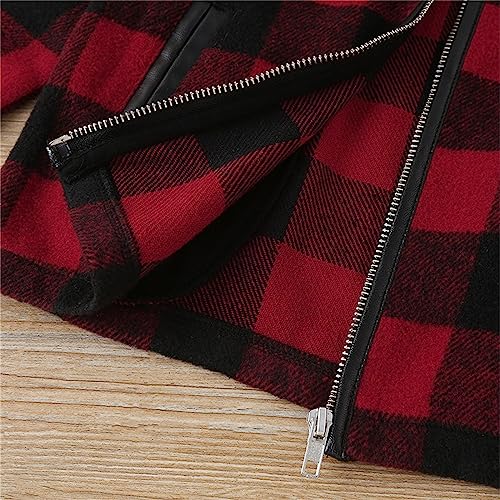 Toddlers Kids Boys Girls Classic Cell Soft Loose Casual Zip Up Jacket Top State Jacket Fall Baby Outfit4