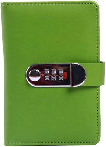 LXXSH A6 - Cuaderno de bocetos portátil con contraseña creativa multifunción bloc de notas papelería cuadernos y diarios color E