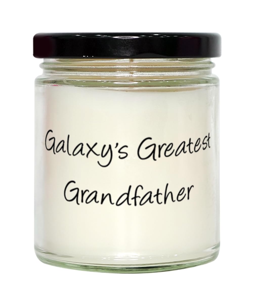 Cute Grandfather Gifts, Galaxy's Greatest Grandfather, Birthday Unique Gifts, Scent Candle for Grandfather from Grandson, Grandfather Gift Ideas, Gift Ideas for Grandfathers, Gifts for Grandfathers
