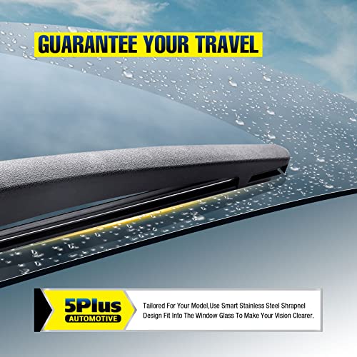 Image of 5 PLUS 12 inch Rear Wiper Blade Replacement for Toyota 4Runner 2024-2010 BACK Windshield Wiper Blade (12-L)