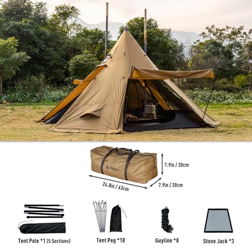 POMOLY Bromance 70 Pyramid Hot Tent